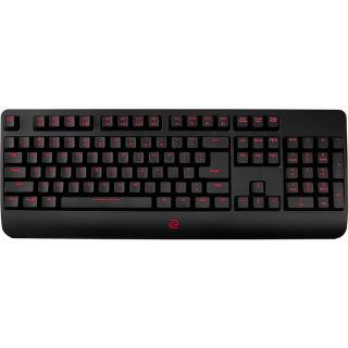 BenQ ZOWIE CELERITAS II Mechanical Gaming Keyboard – Optical Switches, Red LED Backlighting, 1000Hz Polling Rate, 100% N-Key Rollover, Ergonomic Design, USB & PS/2 Connectivity, and Fixed Wrist Rest