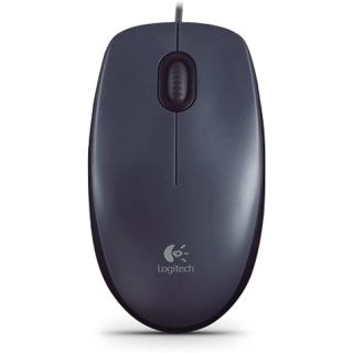 Logitech mouse M90 wired grey
