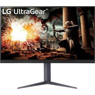 LG UltraGear Gaming Monitor 32GS75Q 32 inch QHD IPS Display 2560 x 1440 180Hz Refresh Rate 1ms Response Time NVIDIA G-SYNC Compatible, AMD FreeSync, Black