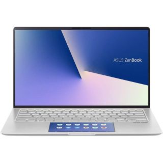 ASUS Zenbook Laptops UX434FLC-A6480T Intel Core i7-10510U 16GB LPDDR3 RAM 1TB SSD 2GB NVIDIA GeForce MX250 Graphics Win10 English-Arabic Keyboard Icicle Silver