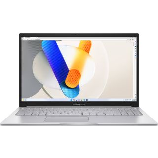 Asus Vivobook 15 X1504VA-NJ379 Laptop 13th Gen Intel Core i7-1355U 8GB DDR4 512GB SSD 15.6 Full HD Intel UHD Graphics Silver English Arabic Keyboard Operating System (Windows 11 Modified)