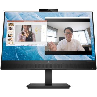 HP M24m 23.8 inch FHD Conferencing Monitor IPS Display Refresh Rate 75Hz Response Time 5ms Built-In Noise Cancelling Microphone & 5MP Camera Black