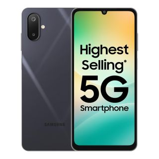 Samsung Galaxy MO6 Dual Sim Smartphone 128GB Storage 5G international Version-6 GB-Black