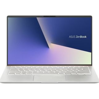 Asus Laptop ZenBook 14 Full HD intel 10th Gen Core I5-10210U 8GB 256GB SSD NVIDIA GeForce MX250-2GB Windows 10 Icicle Silver English Arabic Keyboard