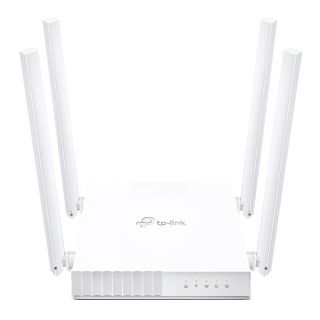 TP- Link Archer C24 AC750 Dual Band Wireless Router, White, 4 External Antennas, 1 WAN + 4 LAN Ports, Multi-Mode 3-in-1, Parental Controls
