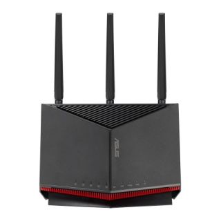 ASUS RT-BE86U BE6800 Dual-Band WiFi 7 Router: Comprehensive VPN Features, Subscription-Free Network Security, AiMesh, MLO, AI WAN Detection, and Supports 4096-QAM