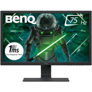 BenQ Gaming Monitor GL2480 24 inch 1080P FHD 1920x1080 Refresh Rate 75 Hz Response Times 1ms Eye Care Anti-Glare, Flicker-Free, Slim Bezel, Cable Management System DVI-D DP HDMI BLACK