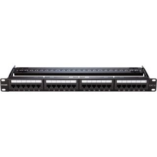 D-Link 24P CAT6 UTP Patch Panel NPP-C61BLK241