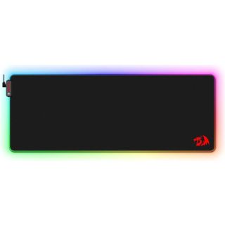 Redragon P033 Neptune X RGB Extended Mouse Pad with USB‑C LED Lighting • Compatible with K557RGB Gaming Keyboard & Large Form Factor Setups