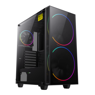 GAMEMAX Black Hole ATX Gaming Case with 200MM Fan