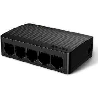 Tenda SG105 5-Port Gigabit Desktop Switch, 5*10/100/1000 Base-T Ethernet Ports, 10Gbps Switch