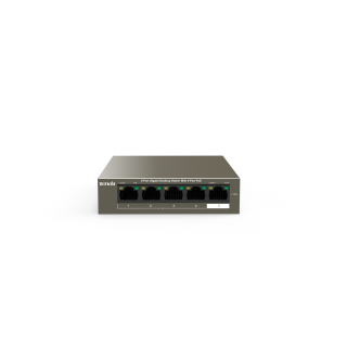 Tenda TEG1105P-4-63W 5-Port Gigabit Unmanaged PoE Switch, 4 PoE Ports Switch