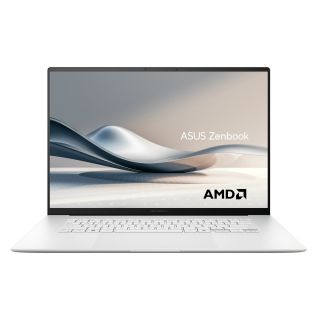 ASUS Zenbook S16 UM5606WA Laptop AMD Ryzen AI 9 HX370 Processor 32GB RAM 2TB SSD Storage AMD Radeon 890M Graphics 16 inch 3K Display English Arabic Keyboard White Operating System Windows 11