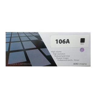 Xero Imaging 106A Black Compatible Laser Toner Cartridge, Compatible with HP Laser 107, MFP 135, MFP 137 – W1106A