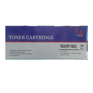 XP 106A Black Compatible Laser Toner Cartridge, Compatible with HP Laser 107, MFP 135, MFP 137 – W1106A