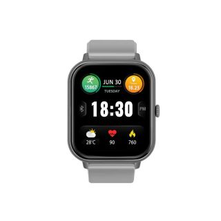 Promate Smart Watch Superfit with Wireless Bluetooth Calling-Graphite